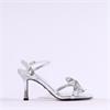 Una Healy Kiss An Angel Bow High Heel - Chrome